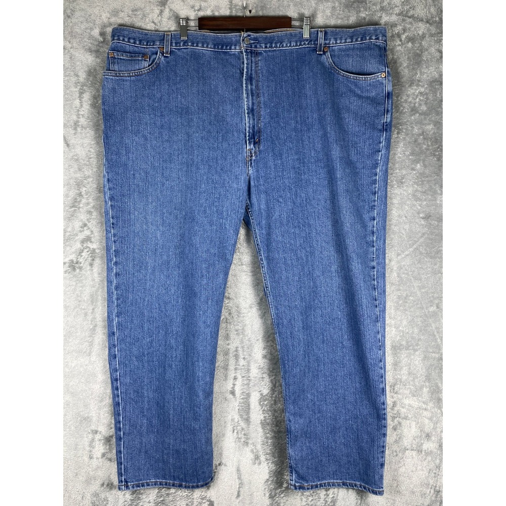 Levi's 550 Relaxed Fit Jeans Men 56x32 Blue Medium Wash Tapered Leg Denim